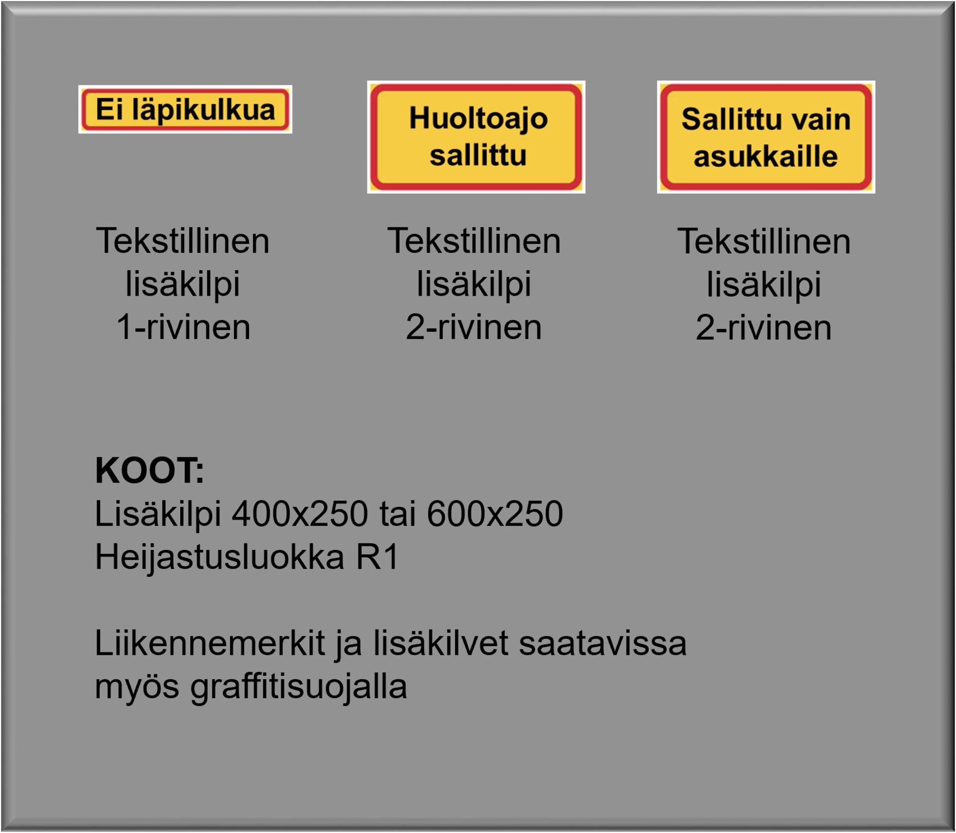 Lisäkilvet